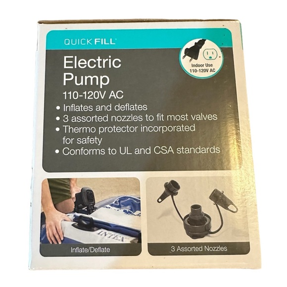 Intex quick fill 110 - 120 volt AC electric pump New in box - Picture 2 of 6